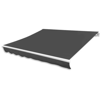 TKANINA NA MARKIZY MARKIZA Poszycie antracytowa, 400 x 300 cm