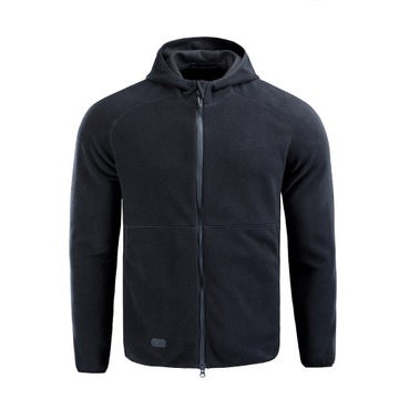 BLUZA MĘSKA ROZPINANA POLAR LITE MICROFLEECE HOODIE M-TAC DARK NAVY L