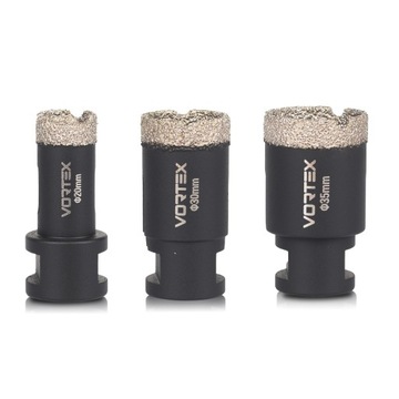 OTWORNICA DIAMENTOWA KORONKI DO GRESU ZESTAW WIERTEŁ DO GLAZURY 13 SZT. M14