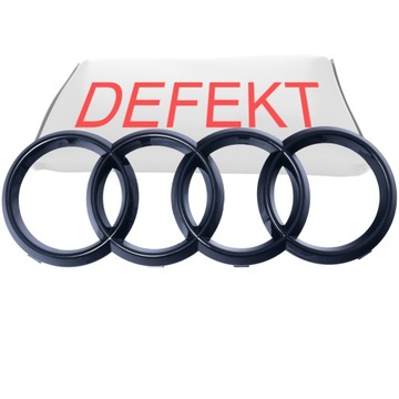 AUDI EMBLEMAT LOGO PRZÓD MASKI A3 A4 A5 A6 DEFEKT!