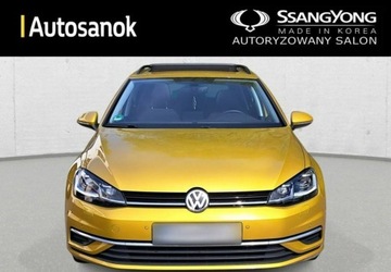 Volkswagen Golf VII Variant Facelifting 1.6 TDI-CR DPF BMT 115KM 2017 Volkswagen Golf Zadbany Highline Panorama ACC 2kpl. Kol Piekny Zloty, zdjęcie 1