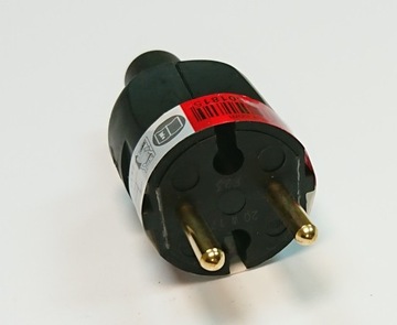 Wtyczka 2P - 16A Czarna Legrand 50181