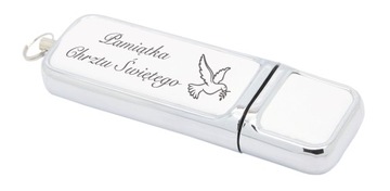 Pendrive skórzany USB 64 GB grawer na CHRZEST Św.