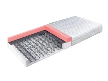 Materac piankowy bonellowy 80x160 sprężynowy H3