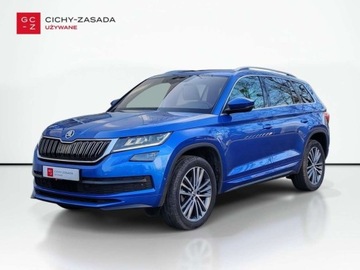 Skoda Kodiaq I SUV 2.0 TDI 150KM 2021 Skoda Kodiaq ACC Canton Skora Hak Ambiente Kamera 19 2.0 Diesel 150KM