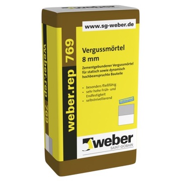 WEBER.REP 769 zaprawa do podlewek 30-160mm