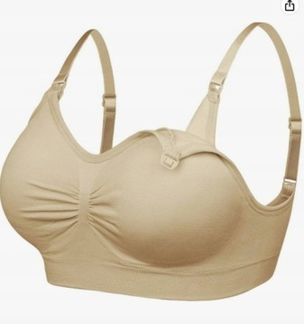 FeelinGirl Biustonosz do karmienia Stanik sportowy rozmiar Ciążowy XL