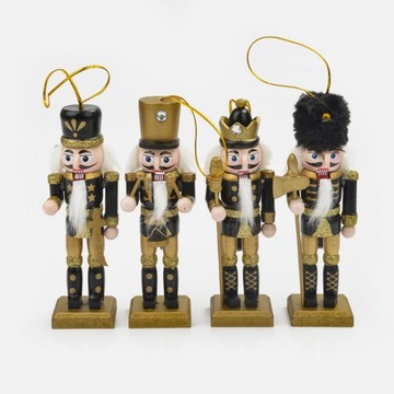 Подвески-подвески «Щелкунчик» Рождественская елка 4 шт.