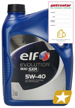 ELF EVOLUTION 900 SXR 5W40 5L