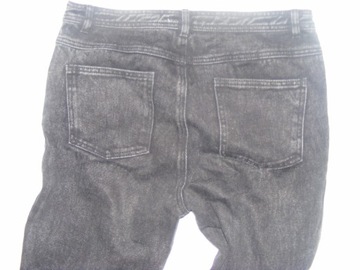 Spodnie damskie jeansy UK 6-36 MOM S wiązanie