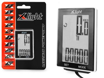 Велосипедный компьютер XLIGHT, 16 функций, с подсветкой