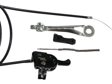 Sterowanie SRAM / SACHS T 3 manetka linki komplet INOX linka