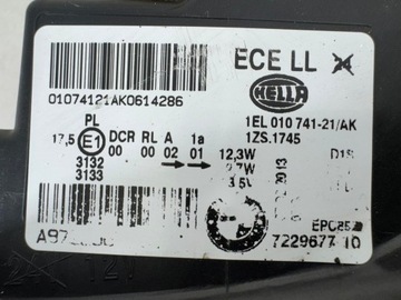 BMW 1 F20 F21 BI-XENON LED DISKRÉTNÍ SVĚTLO LEVÝ PŘEDNÍ SVĚTLOMET EU - PĚKNÝ