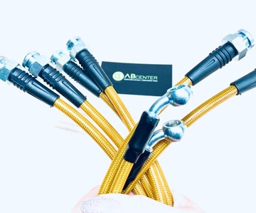 Концы тормозных трубок с черным анодированием