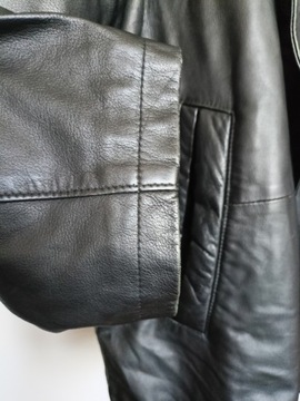 Burberry London mięciutka skórzana kurtka na podpince XL/XXL