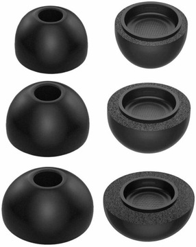 GUMKI NAKŁADKI WKŁADKI PIANKI MEMORY FOAM YIVO DO APPLE AIRPODS PRO 1 2 3
