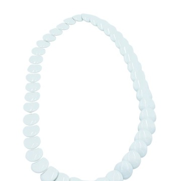 Колье / Диски белого коралла