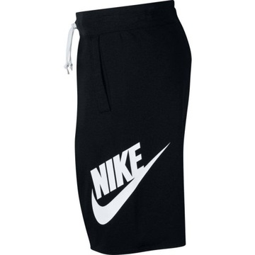 KRÓTKIE SPODENKI NIKE MĘSKIE CZARNE BAWEŁNA SZORTY AR2375 010 r. M