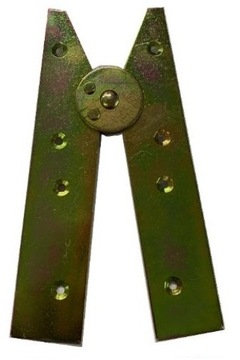 Zawias do drabiny malarskiej 22cm złoty ocynk