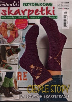 4/2021 DIANA Robótki extra SZYDEŁKOWE SKARPETKI