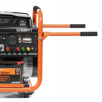 AGREGAT PRĄDOTWÓCZY GENERATOR PRĄDU NA KOŁACH GDA 9500DPE-3 AVR 8kW DAEWOO