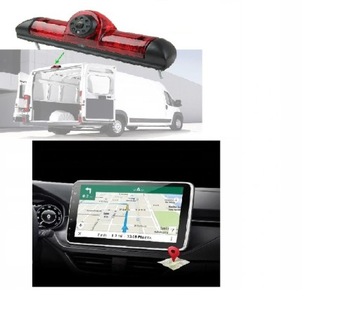 Nawigacja GPS Ducato z kamerą cofania Rejestrator