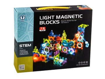 Светящиеся магнитные блоки 75 Световые элементы