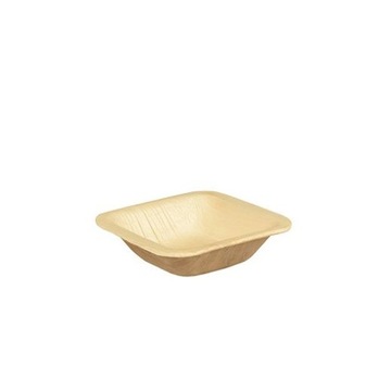 Fingerfood tacki na przekąski liść palmowy PURE PAPSTAR 8x8cm 40ml 50szt