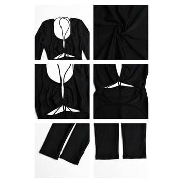 Kombinezony damskie Bodycon Kombinezon, długie spodnie Playsuit, L (40)