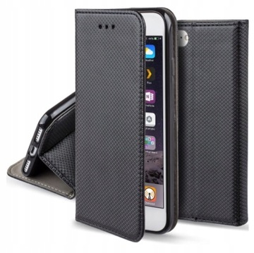 ETUI DO IPHONE 7 / 8 PLUS Z KLAPKĄ OBUDOWA + SZKŁO
