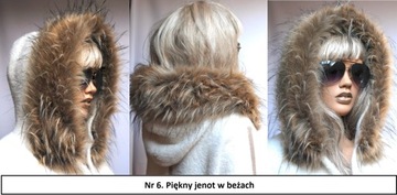 готовый меховой КАПЮШОН, ШАРФ, ВОРОТНИК