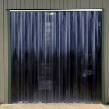 Занавеска ремня S: 175 см x H: 350 см, ребристые ремни ПВХ 300x3 мм