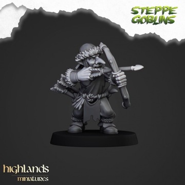 Степной гоблин с луками — 10 фигурок WHFB Warhammer Fantasy 9th Age