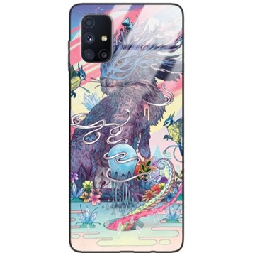 Etui Glass Do SAMSUNG M51 Case Mistyczne Top Wzory