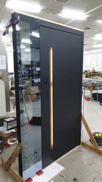 DRZWI ALUMINIOWE WEJŚCIOWE wysoka jakość na wymiar