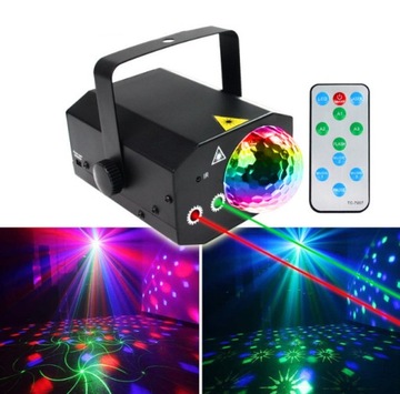 PROJEKTOR LASEROWY magiczna LASER LED DISCO