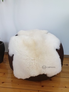 Овчина - Кремовый - Натуральный - S