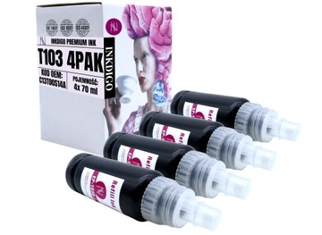 4x TUSZ 103 BLACK DO EPSON EcoTank L1210 L1250