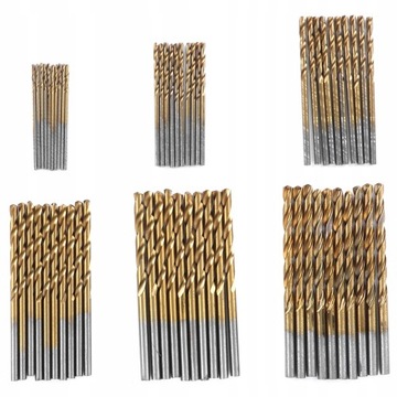 WIERTŁO DO METALU KOBALTOWE 1-3,2mm HSS 60szt.