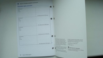 Сервисная книжка VW Golf Польша, новая, оригинал, 09/2003 г.