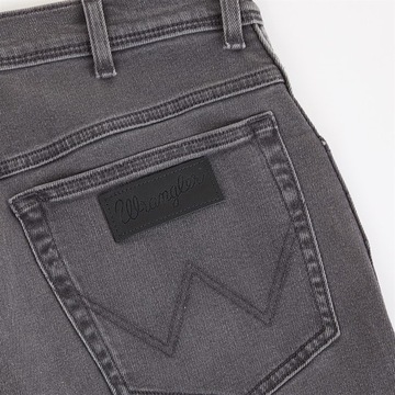 WRANGLER męskie spodnie Texas jeans zwężane Szary W38 L32