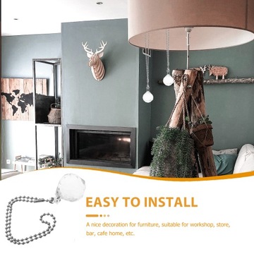 Потолочный вентилятор Декоративная цепочка Crystal 2 шт.