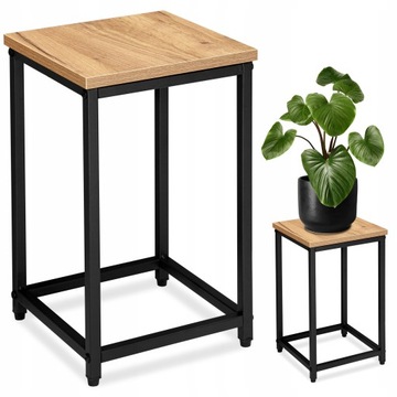 KWIETNIK STOJĄCY PODŁOGOWY METAL STOJAK NA KWIATY DONICZKI PÓŁKA LOFT CRAFT