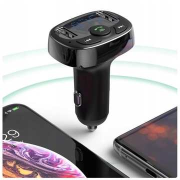 FM-ПЕРЕДАТЧИК Bluetooth MP3 ЗАРЯДНОЕ УСТРОЙСТВО 2xUSB LCD SD