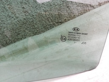KIA CEED 12-17 HB SKLO (OKNO) LEVÝ ZADNÍ KOUŘOVÝ