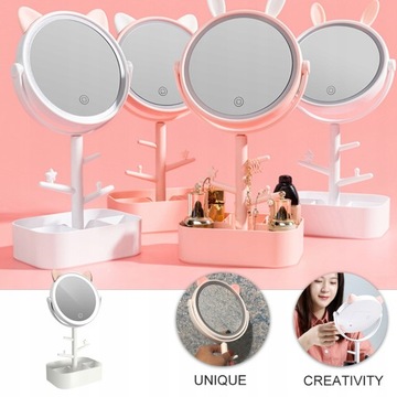 настольное зеркало, 1 шт., легкое зеркало для макияжа