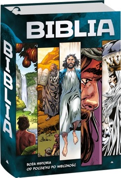 BIBLIA KOMIKS BOŻA HISTORIA OD POCZĄTKU PO WIECZNOŚĆ PREZENT DLA DZIECKA
