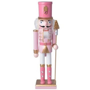 DZIADEK DO ORZECHÓW FIGURKA DREWNIANA ŚWIĄTECZNA