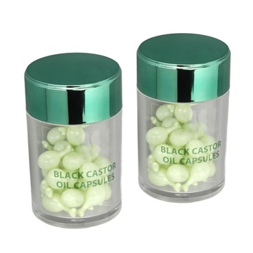 60 шт. Касторовое масло в капсулах для роста волос. Предотвращает потерю 9О.