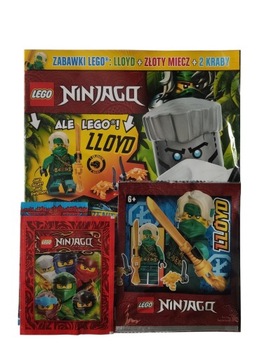 Magazyn LEGO Ninjago Minifigure Czasopismo-09/2021 - Lloyd + złoty miecz